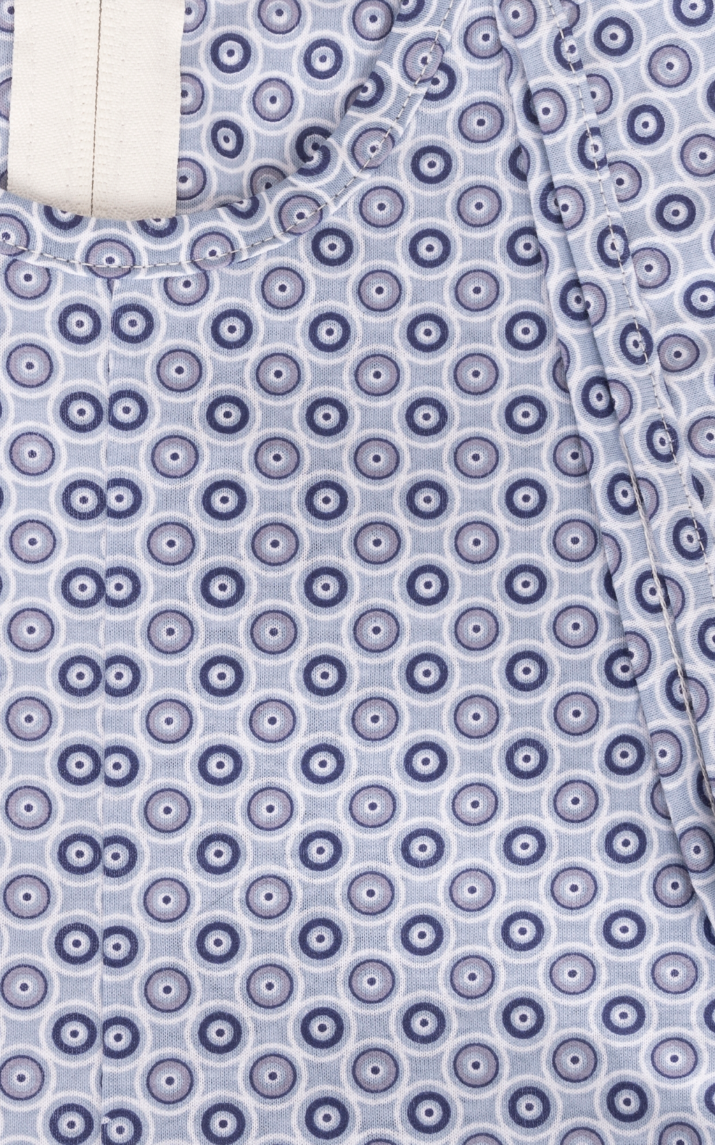 Pigiama Intero con Cerniera Posteriore – Circle Blu | Linea Estiva